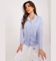 Снимка на Light blue button-down oversize shirt