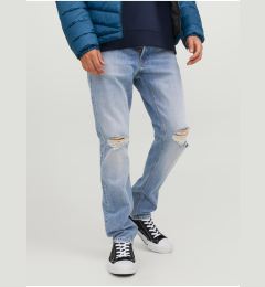 Снимка на Light blue men straight fit jeans Jack & Jones Tim - Men