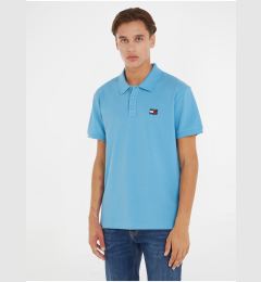 Снимка на Light blue Mens Polo T-Shirt Tommy Jeans Badge Polo - Men