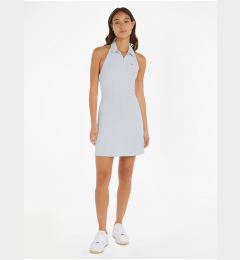 Снимка на Light Blue Women Dress Tommy Jeans TJW Zip Thru Polo Dress - Women