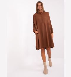 Снимка на Light brown oversize shirt dress