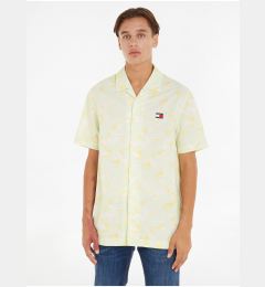 Снимка на Light Green Mens Patterned Shirt Tommy Jeans - Men