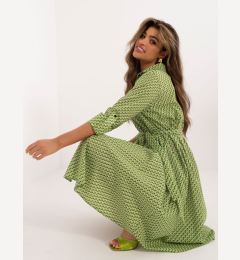 Снимка на Light green shirt dress with pockets