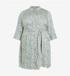 Снимка на Light Green Women's Patterned Shirt Dress VILA Corba - Ladies