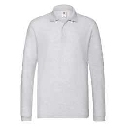 Снимка на Light grey Premium Polo Friut of the Loom