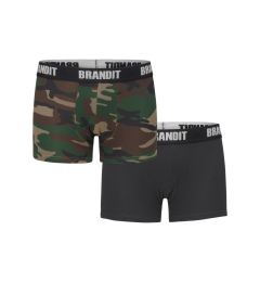 Снимка на Logo 2er Pack Boxer Shorts woodland/black