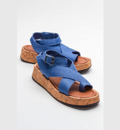 Снимка на LuviShoes SARY Blue Women's Jeans Sandals