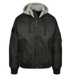 Снимка на MA1 Hooded Bomber Jacket - Black