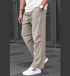 Снимка на Madmext Beige Regular Fit Men's Parachute Pants 6504