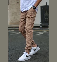 Снимка на Madmext Men's Beige Cargo Pocket Pants 5447