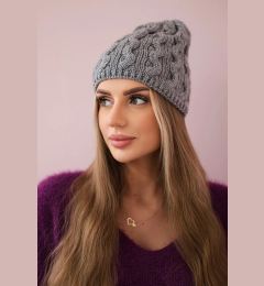 Снимка на marka niezdefiniowana Cap with fleece Teresa K285 dark grey