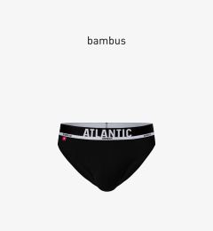 Снимка на Men's Bamboo Briefs ATLANTIC PREMIUM - black