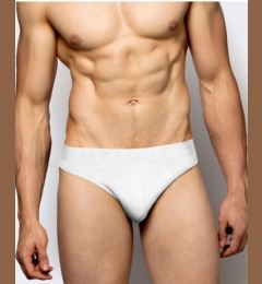 Снимка на Men's Bamboo Briefs ATLANTIC Sport 2Pack - white