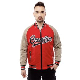 Снимка на Men's Baseball Jacket GLANO - Red