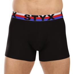 Снимка на Men's Boxer Shorts Styx Long Sports Rubber Black Tricolor