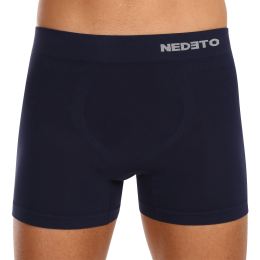 Снимка на Men's boxers Nedeto seamless bamboo blue