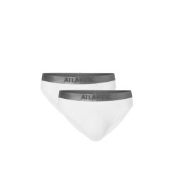 Снимка на Men's briefs ATLANTIC Mini 2Pack - white