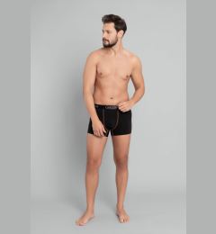 Снимка на Men's Fluo Boxer Shorts - Black/Fluo Orange