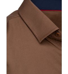 Снимка на Men's Long Sleeve Shirt Brown Dstreet