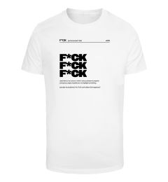 Снимка на Men's T-shirt F*ck Definition white