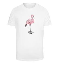 Снимка на Men's T-shirt Flamingo Baller - white