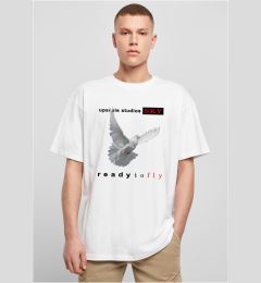 Снимка на Men's T-shirt Ready to fly white