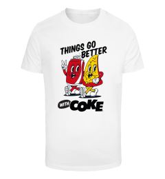 Снимка на Men's T-shirt Things Go Better with Coke white