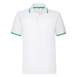 Снимка на Men's T-shirt Tipped Polo 630320 100% Cotton 170g/180g