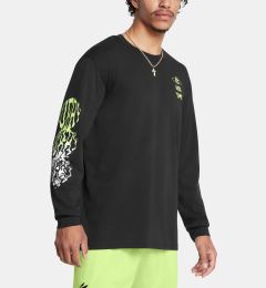 Снимка на Men's T-shirt Under Armour Curry HW Verbiage LS Tee-BLK - Men's