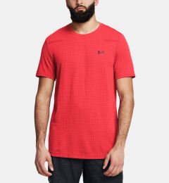 Снимка на Men's T-shirt Under Armour Vanish Seamless Grid SS-RED - Men's