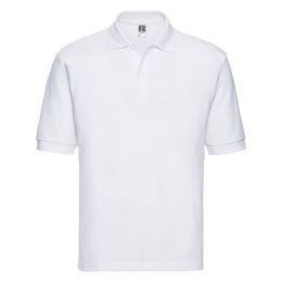 Снимка на Men's White Polycotton Polo Shirt Russell