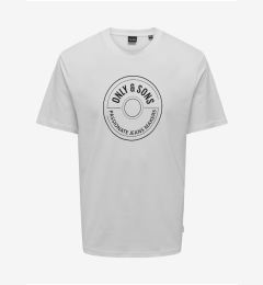 Снимка на Men's White T-Shirt ONLY & SONS Lamer Life - Men