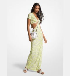 Снимка на Michael Kors Dress - ZEBRA O-RING MAXI DRESS green