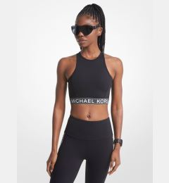 Снимка на Michael Kors Top - MKGO HI NK SPORT BRA TOP black