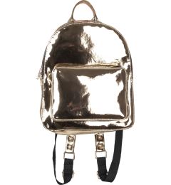 Снимка на Midi Metallic Backpack Gold