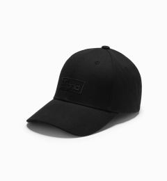 Снимка на Ombre Men's baseball cap with visor and rectangular patch - black