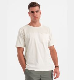 Снимка на Ombre Men's LOOSE FIT pocket t-shirt - white