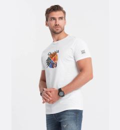 Снимка на Ombre Men's printed cotton t-shirt