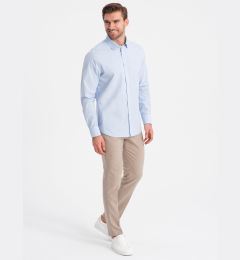 Снимка на Ombre REGULAR cotton classic shirt - blue