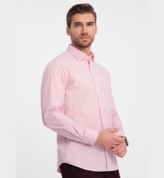 Снимка на Ombre REGULAR cotton classic shirt - light pink