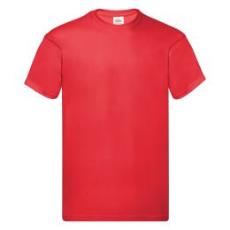 Снимка на Original Fruit of the Loom Men's Red T-shirt