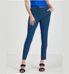 Снимка на Orsay Black and Blue Ladies Patterned Pants - Women