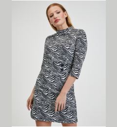 Снимка на Orsay Black & White Women Patterned Dress - Women