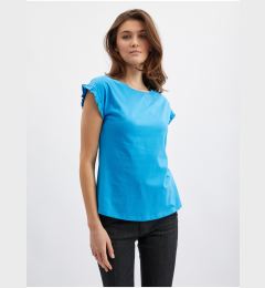 Снимка на Orsay Blue Ladies T-shirt with frills - Women