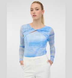 Снимка на Orsay Blue Women's Patterned Long Sleeve T-Shirt - Women's