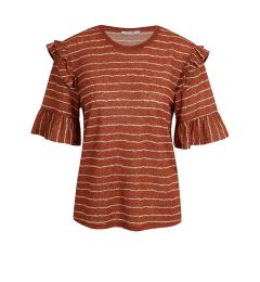 Снимка на Orsay Brown Women Striped T-Shirt - Women