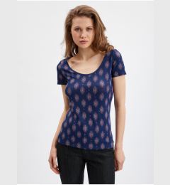 Снимка на Orsay Dark blue Women Patterned T-Shirt - Women