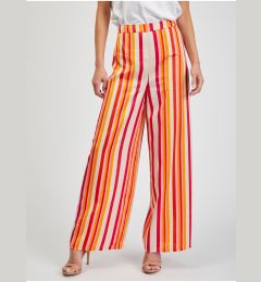 Снимка на Orsay Red-Yellow Women's Striped Wide Leg Trousers - Women's