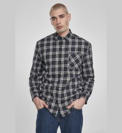 Снимка на Oversized Check Shirt Midnight/White