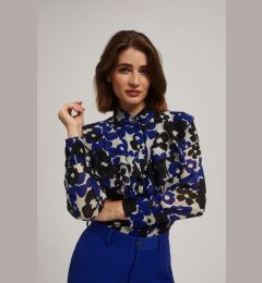 Снимка на Patterned shirt with ruffles